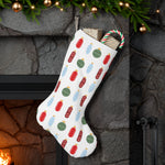 Pharmacy Pill Ornaments - Santa Stocking (White)