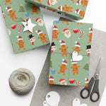 Rx Gingerbreads - Gift Wrap Papers (Green)