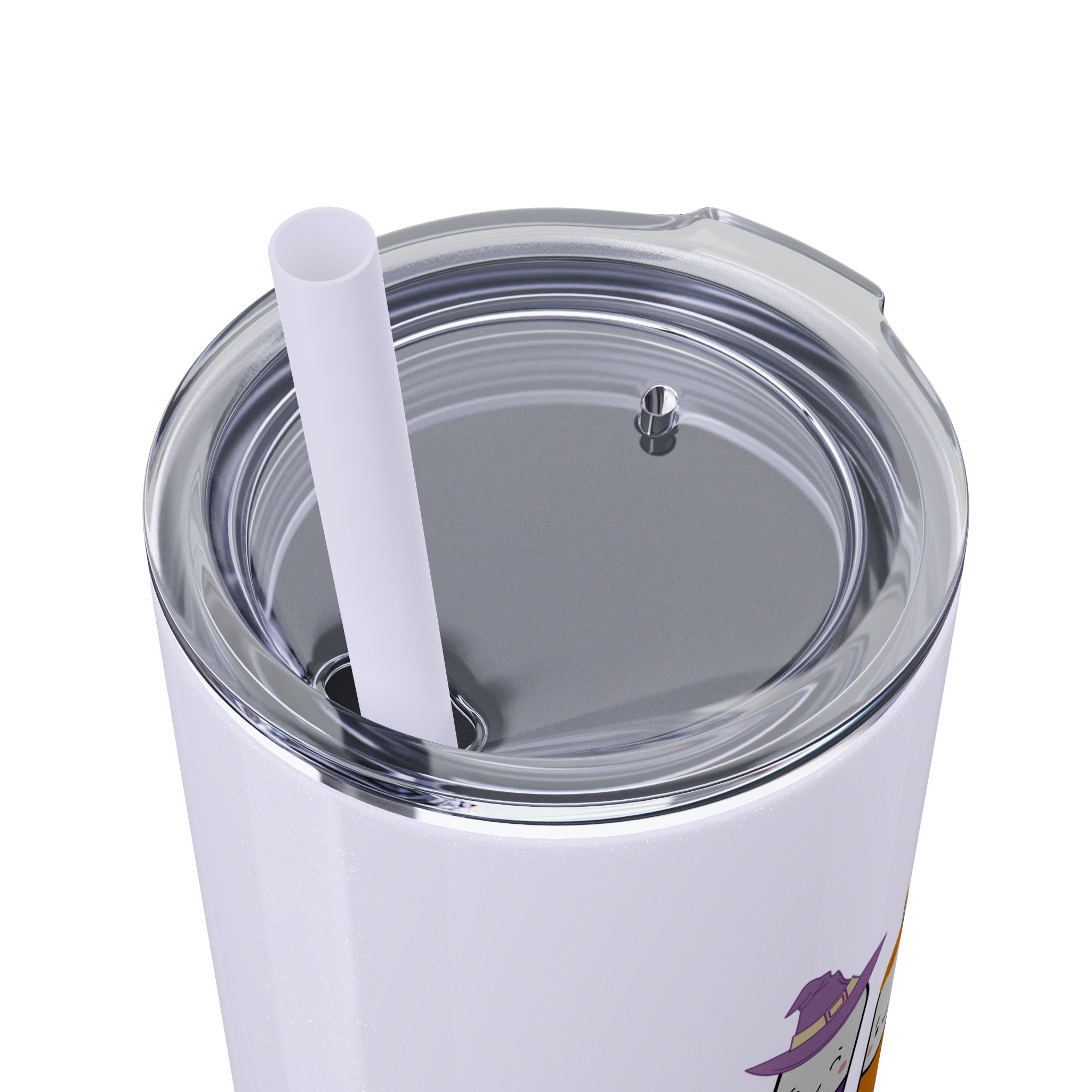 Spooky Pharm Tech Skinny Tumbler with Straw, 20oz