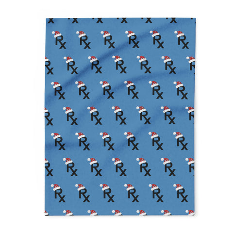 Rx Santa Hat - Arctic Fleece Blanket (Blue)