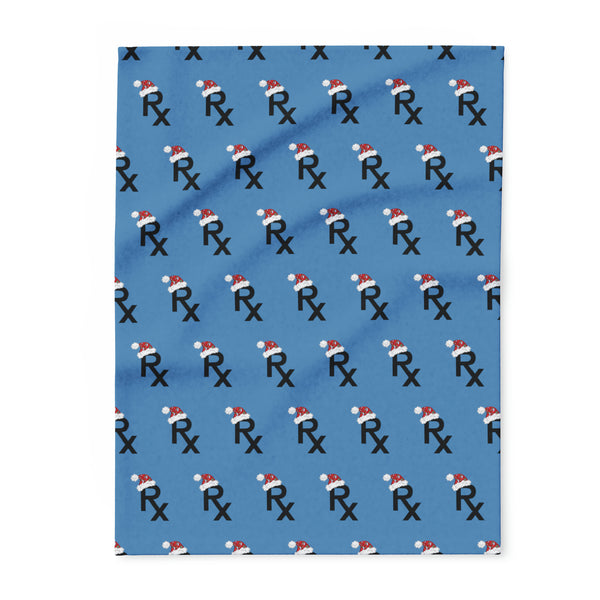 Rx Santa Hat - Arctic Fleece Blanket (Blue)