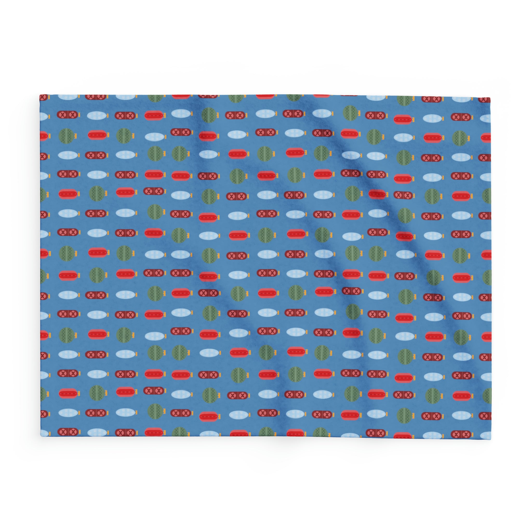 Pharmacy Pills Ornaments - Arctic Fleece Blanket (Blue)