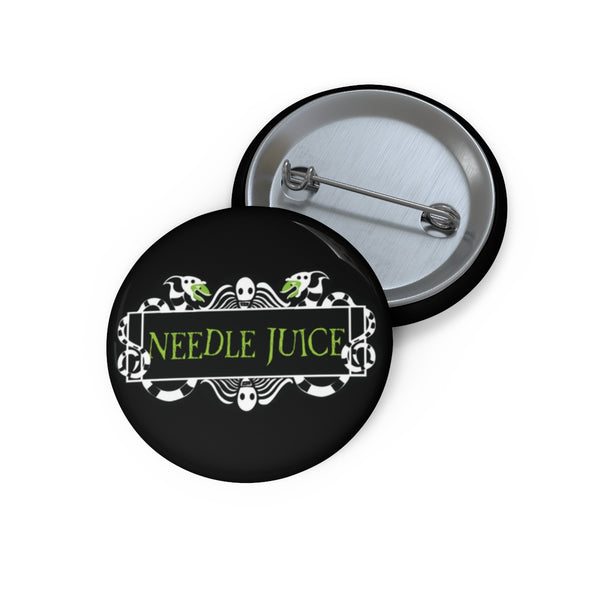 Needle Juice Pharm Tech Pin - Black // Halloween