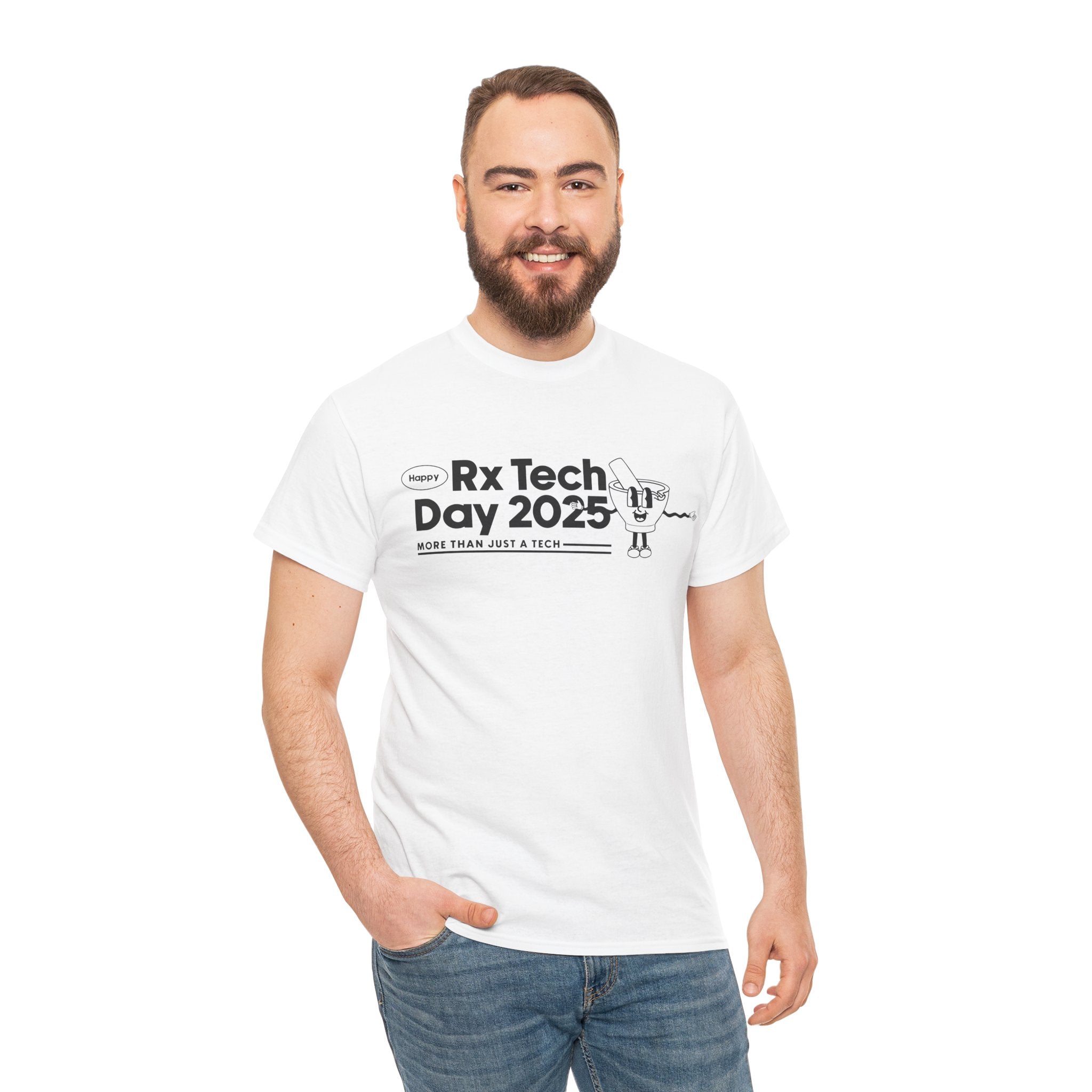 World Rx Tech Day 2025 Mortar and Pestle Mascot Shirt V2