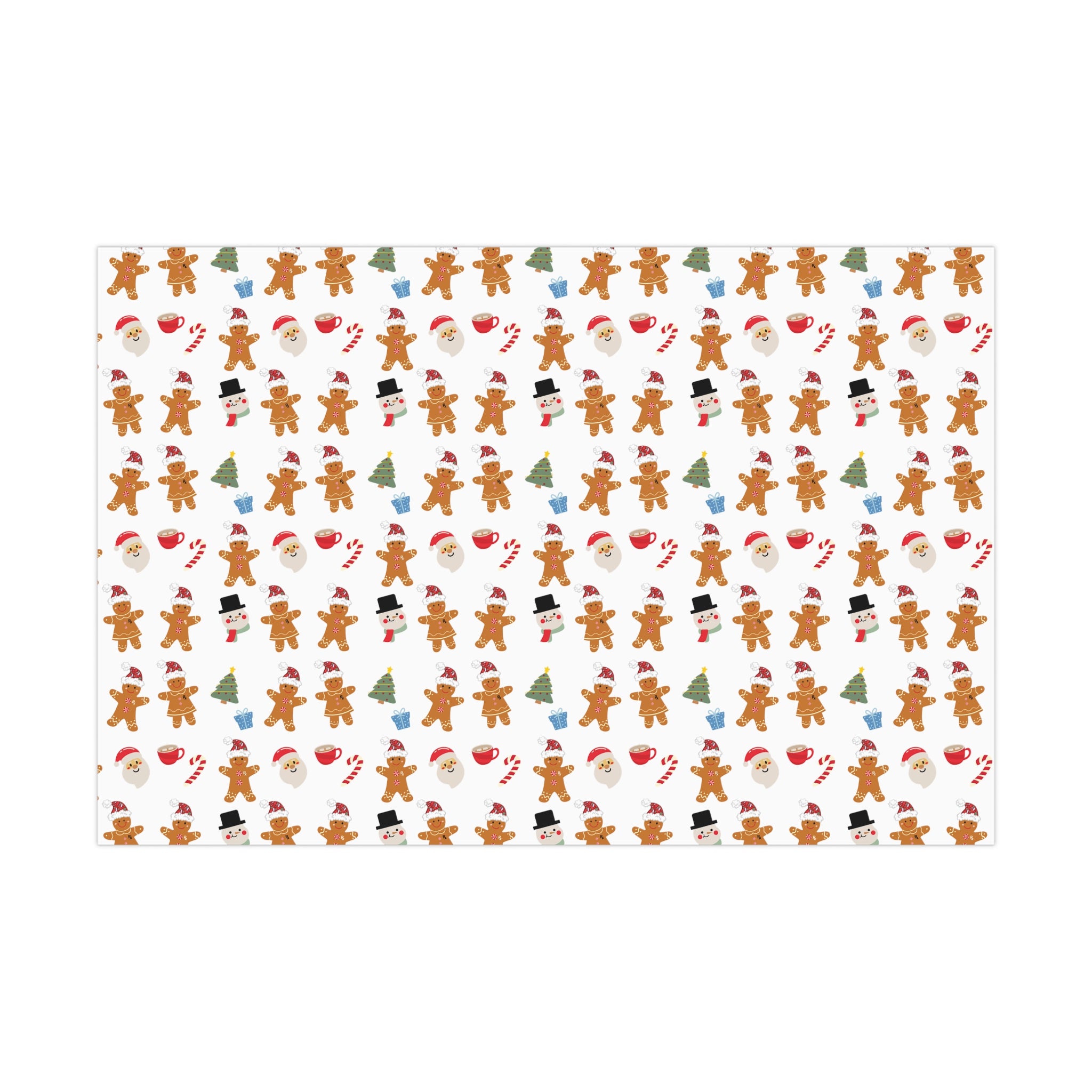 Rx Gingerbreads - Gift Wrap Papers (White)
