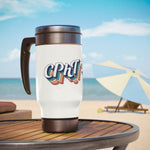 CPhT Life  - V3 Travel Mug with Handle, 14oz