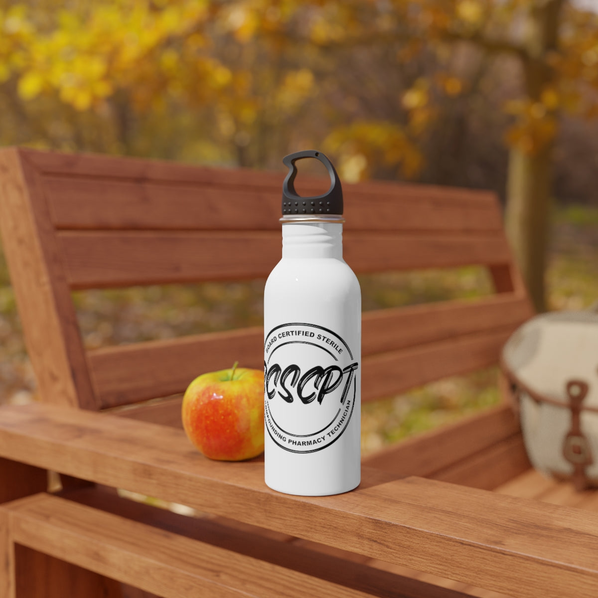 Board Certified Sterile Compounding Pharmacy Technician - V2 Stainless Steel Water Bottle