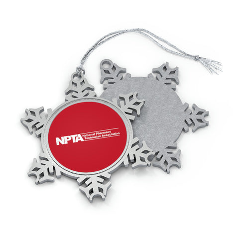 NPTA Pewter Snowflake Ornament