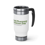 World Pharmacy Technician Day Travel Mug with Handle, 14oz