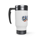 CPhT Life  - V3 Travel Mug with Handle, 14oz