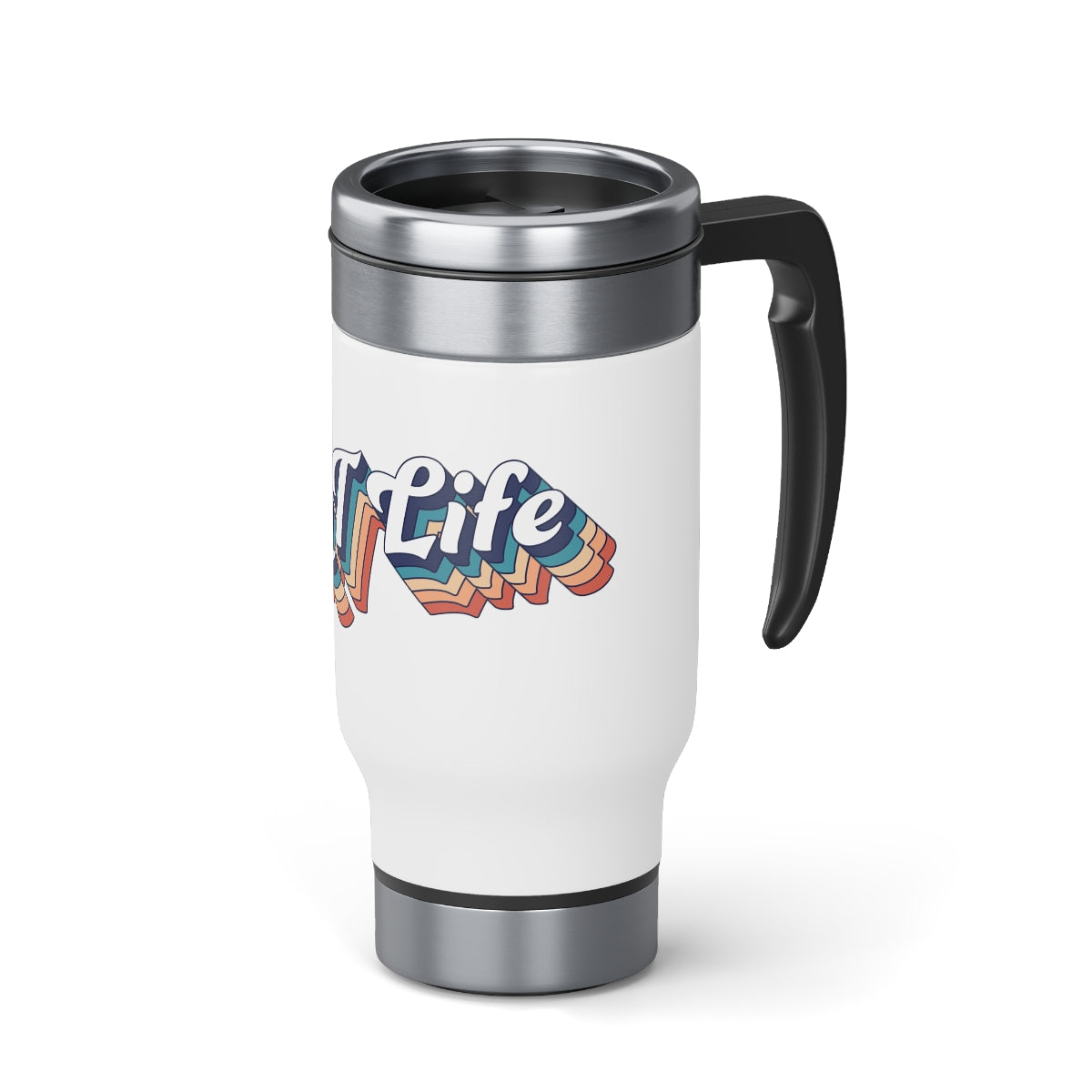 CPhT Life  - V3 Travel Mug with Handle, 14oz