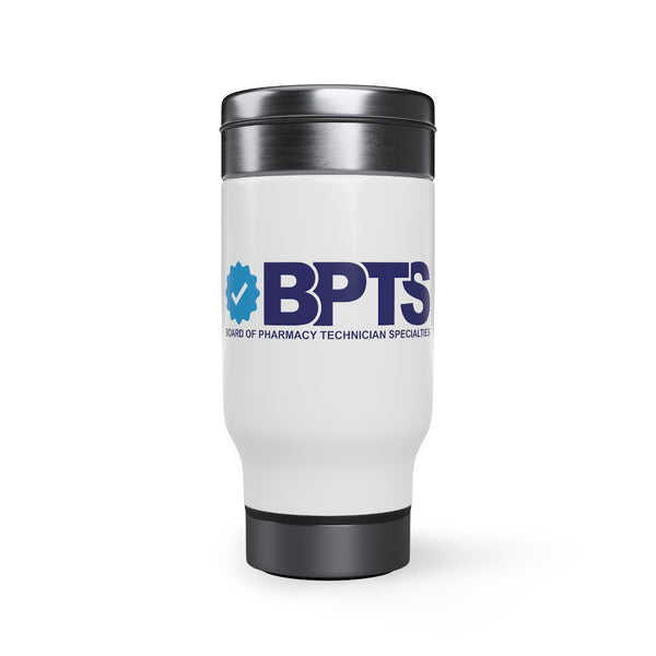 Board Of Pharmacy Technician Specialities - V2 Travel Mug with Handle, 14oz