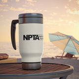 National Pharmacy Technician Association - V2 Travel Mug with Handle, 14oz