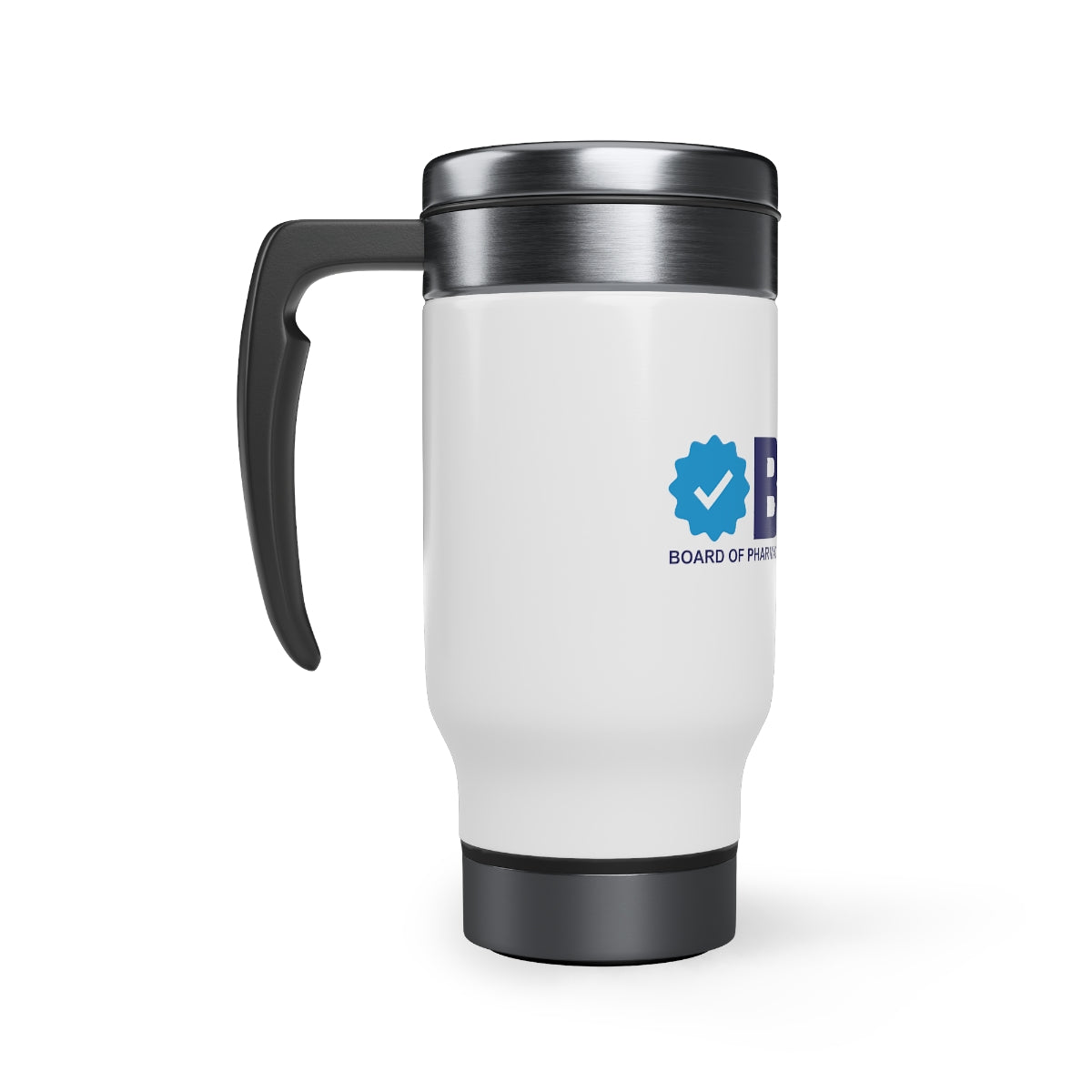 Board Of Pharmacy Technician Specialities - V2 Travel Mug with Handle, 14oz