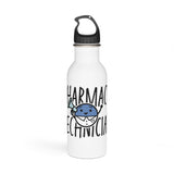 Pharmacy Technician Mascot - Stainless Steel Water Bottle