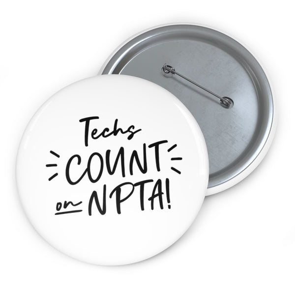 Techs Count on NPTA Pin Button