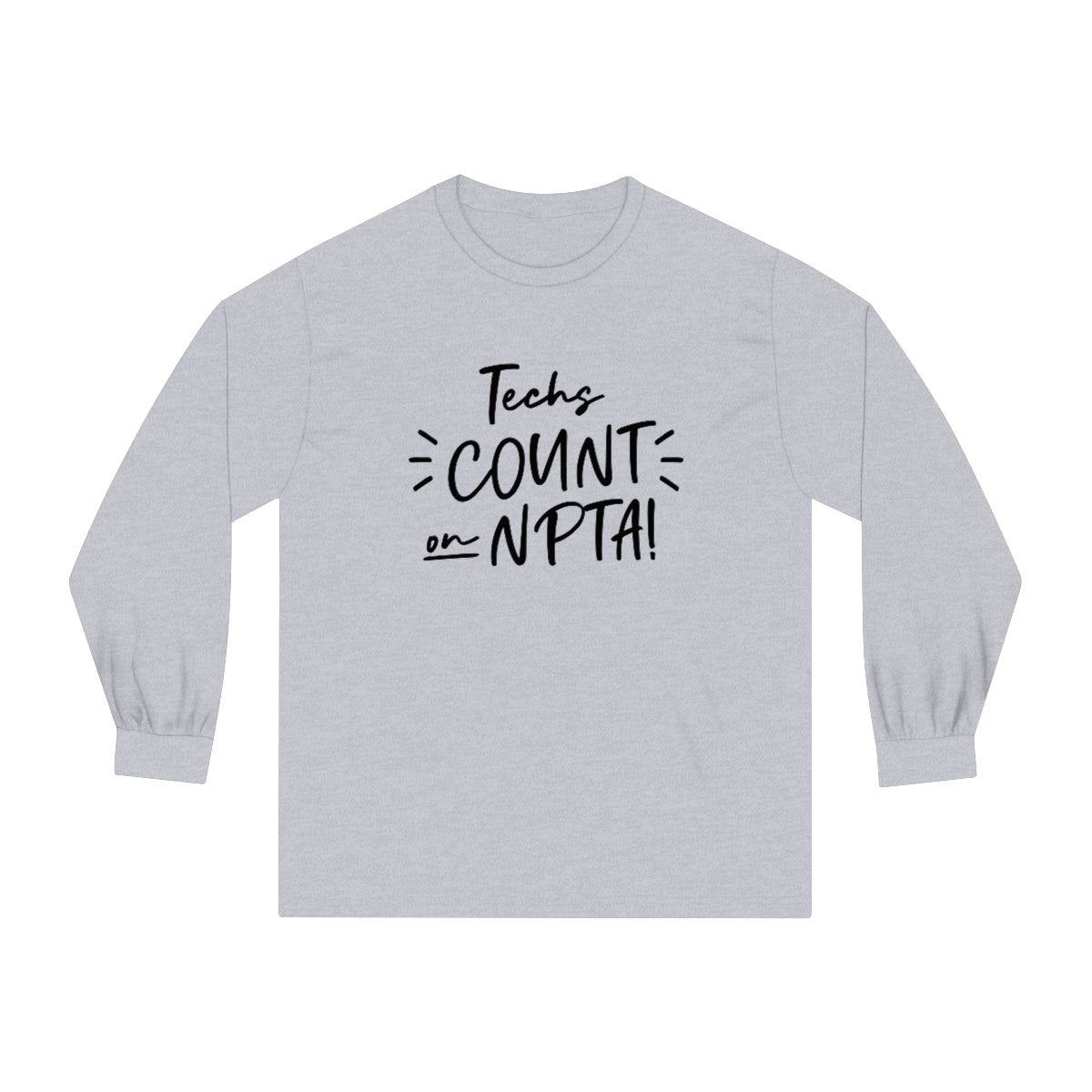 Techs Count on NPTA Long Sleeve T-Shirt - v2