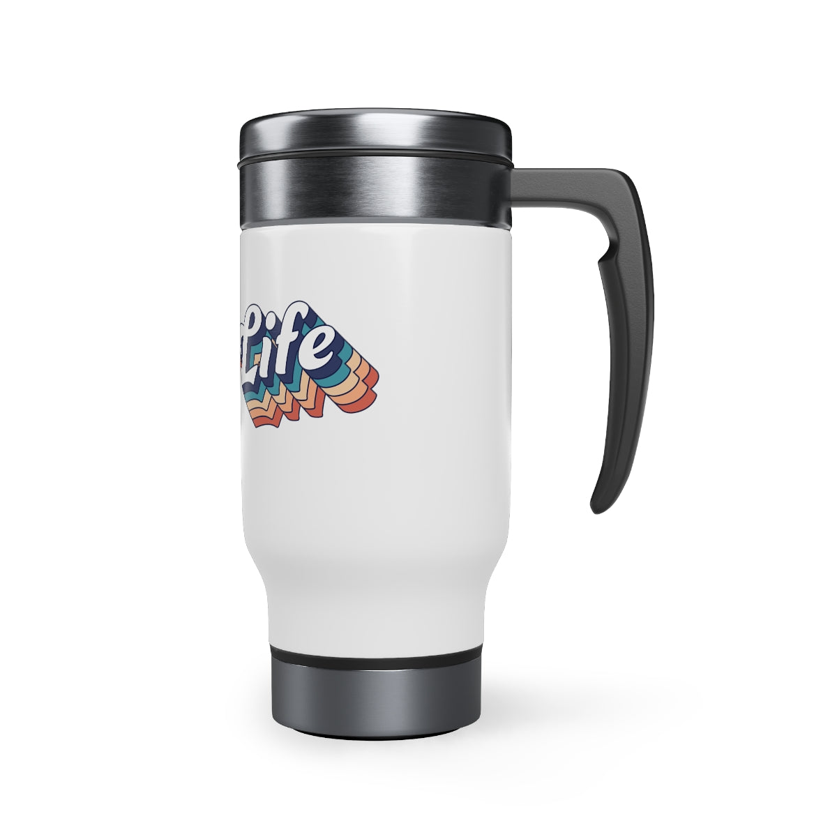 CPhT Life  - V3 Travel Mug with Handle, 14oz