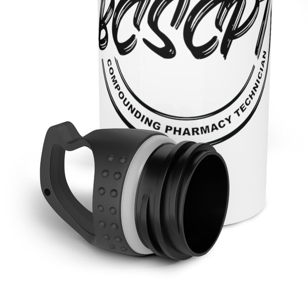 Board Certified Sterile Compounding Pharmacy Technician - V2 Stainless Steel Water Bottle