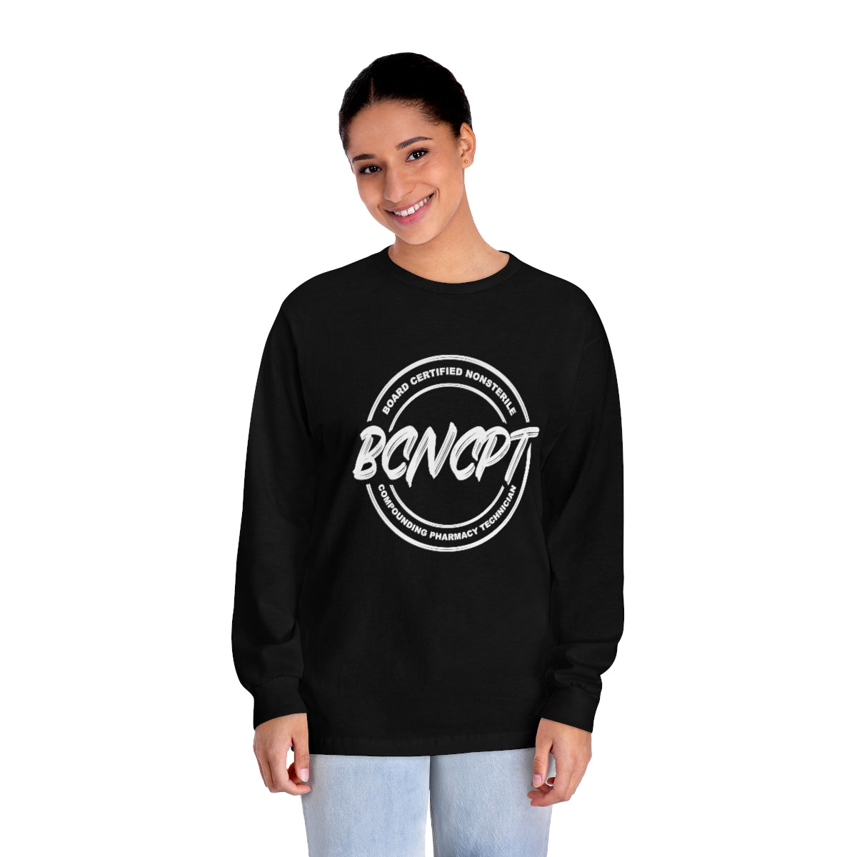 BCNCPT - Board Certified Nonsterile Compounding Pharmacy Technician Long Sleeve T-Shirt - v2