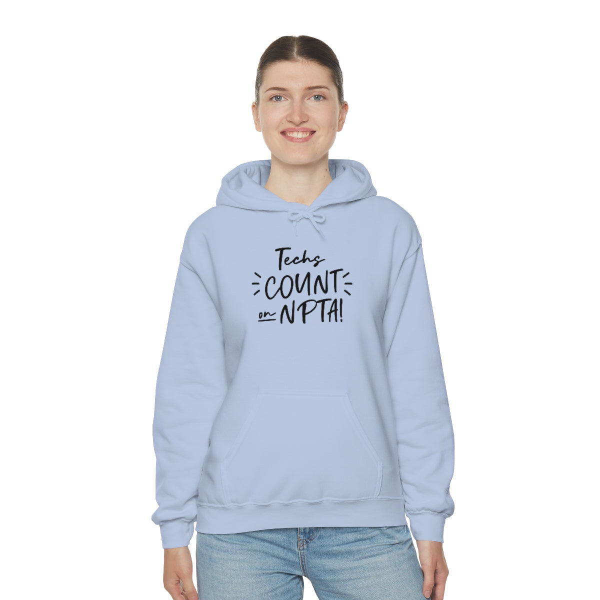 Techs Count on NPTA Hooded Sweatshirt