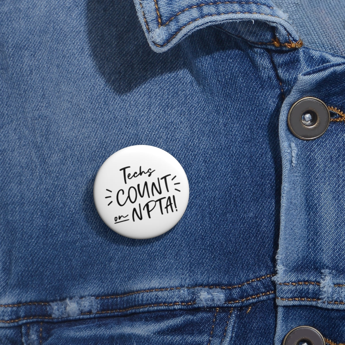 Techs Count on NPTA Pin Button