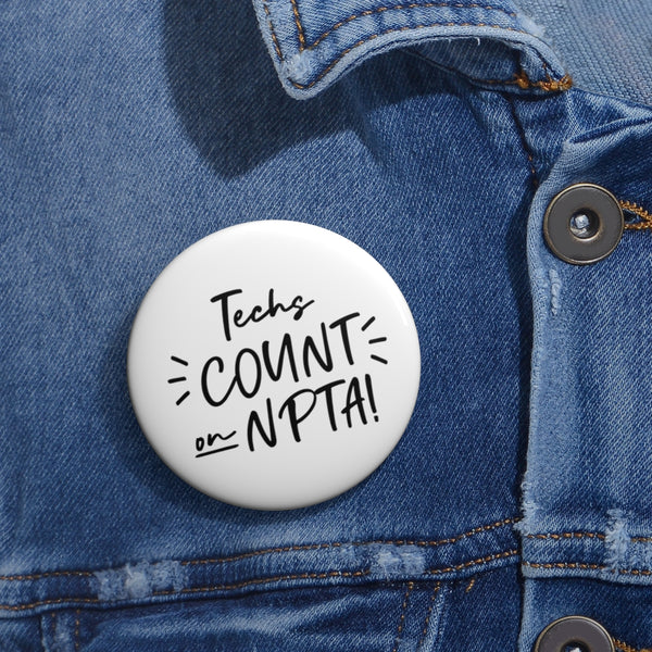 Techs Count on NPTA Pin Button