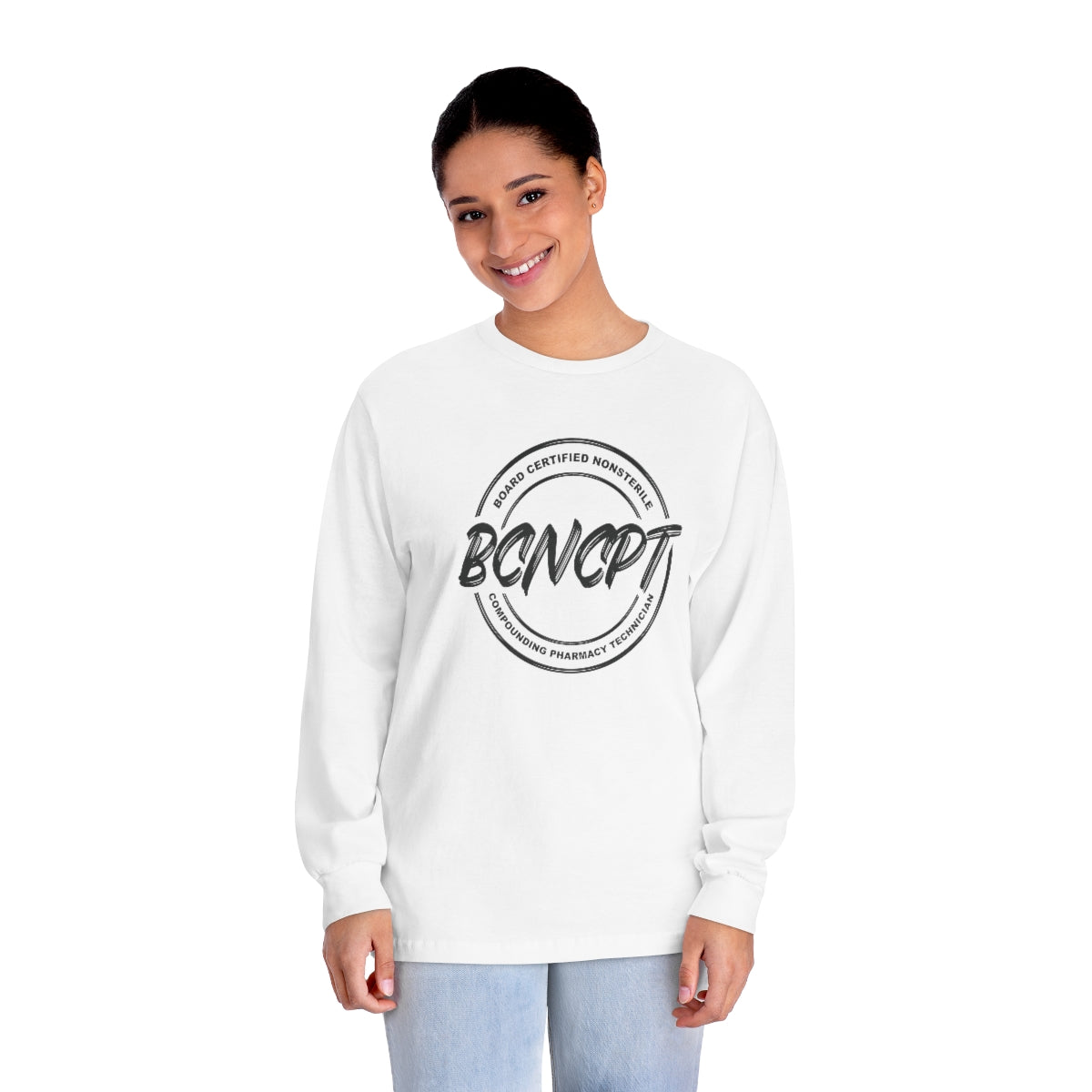 BCNCPT - Board Certified Nonsterile Compounding Pharmacy Technician Long Sleeve T-Shirt - v2