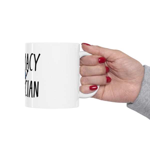 Pharmacy Technician Mascot - Ceramic Mug 11oz