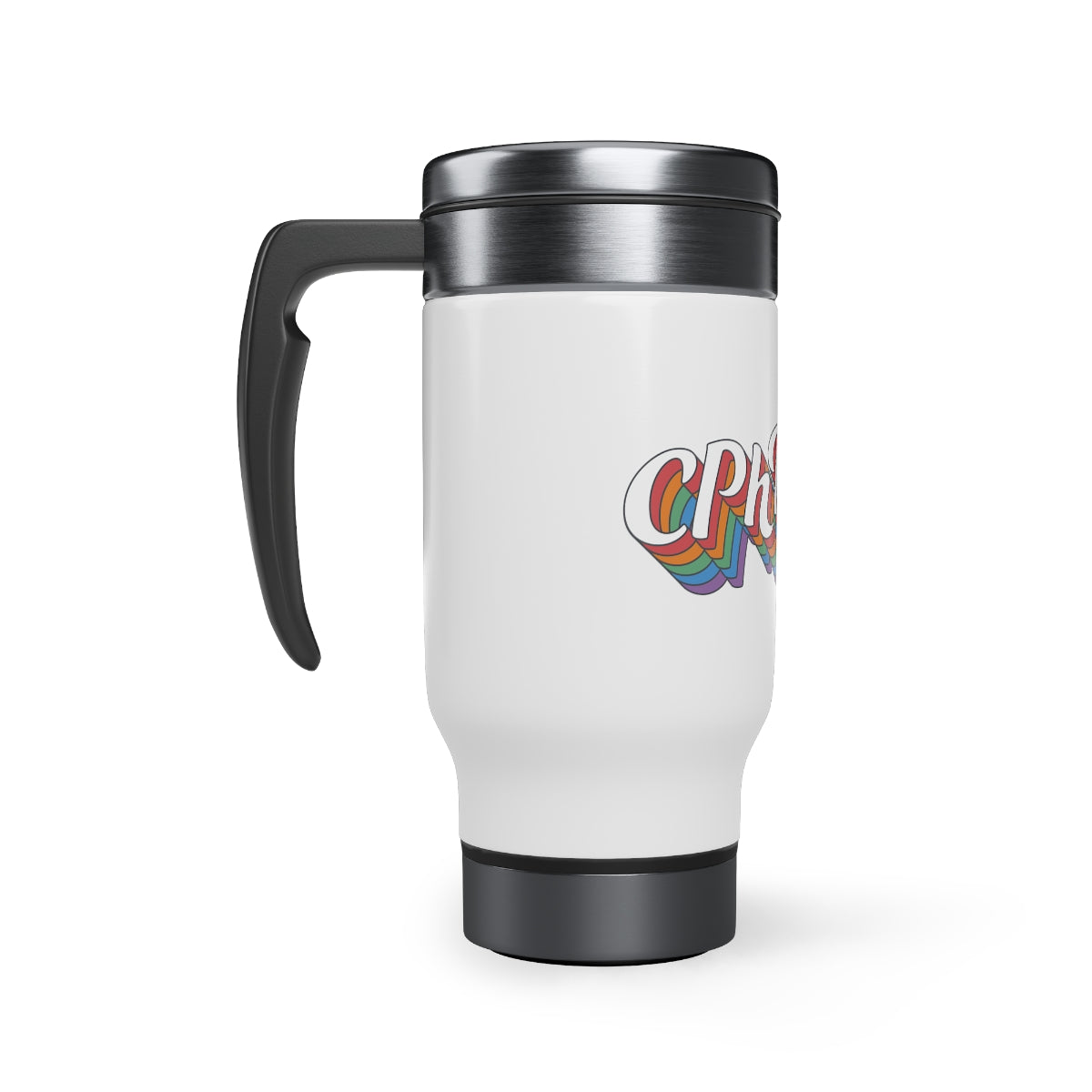CPHT Life - V2 Travel Mug with Handle, 14oz
