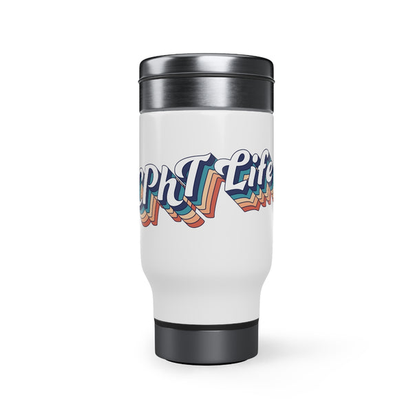 CPhT Life  - V3 Travel Mug with Handle, 14oz