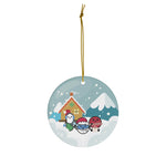 Snow Globe NPTA Mascots Ceramic Ornament