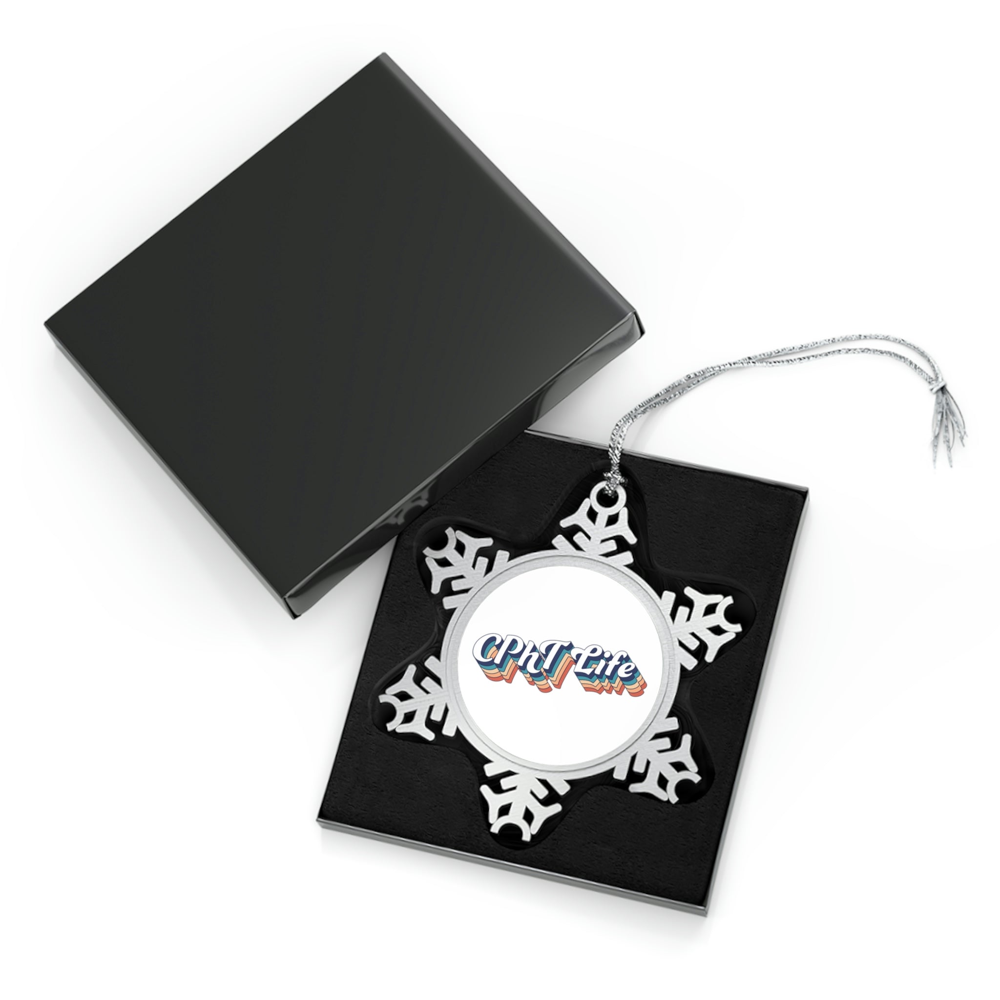CPhT Life Pewter Snowflake Ornament