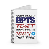 BPTS 100% That Tech Spiral Notebook - Ruled Line