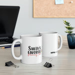 Santa's Favorite Pharmacy Tech- Ceramic Mug 11oz