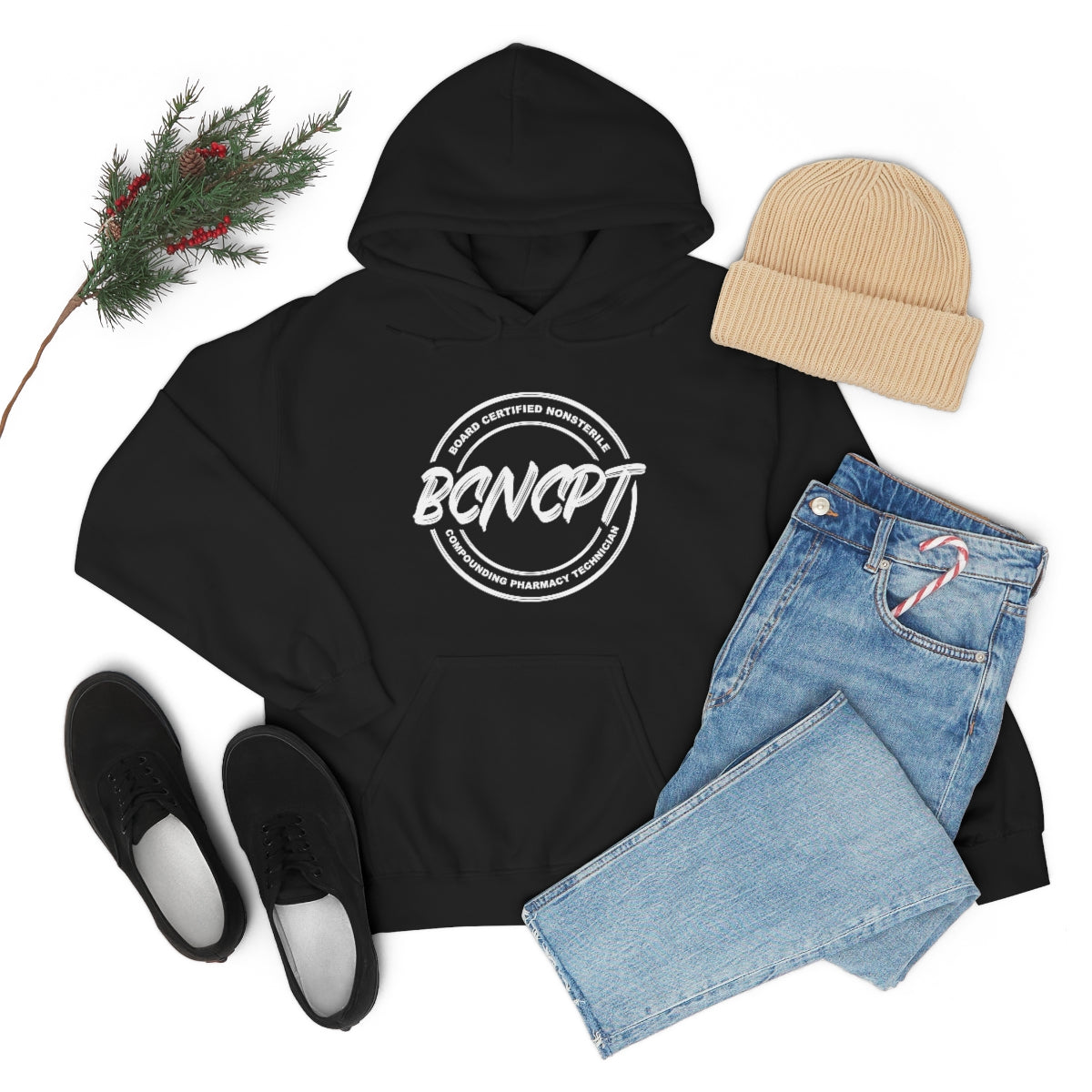 BCNCPT - Board Certified Nonsterile Compounding Pharmacy Technician Hooded Sweatshirt