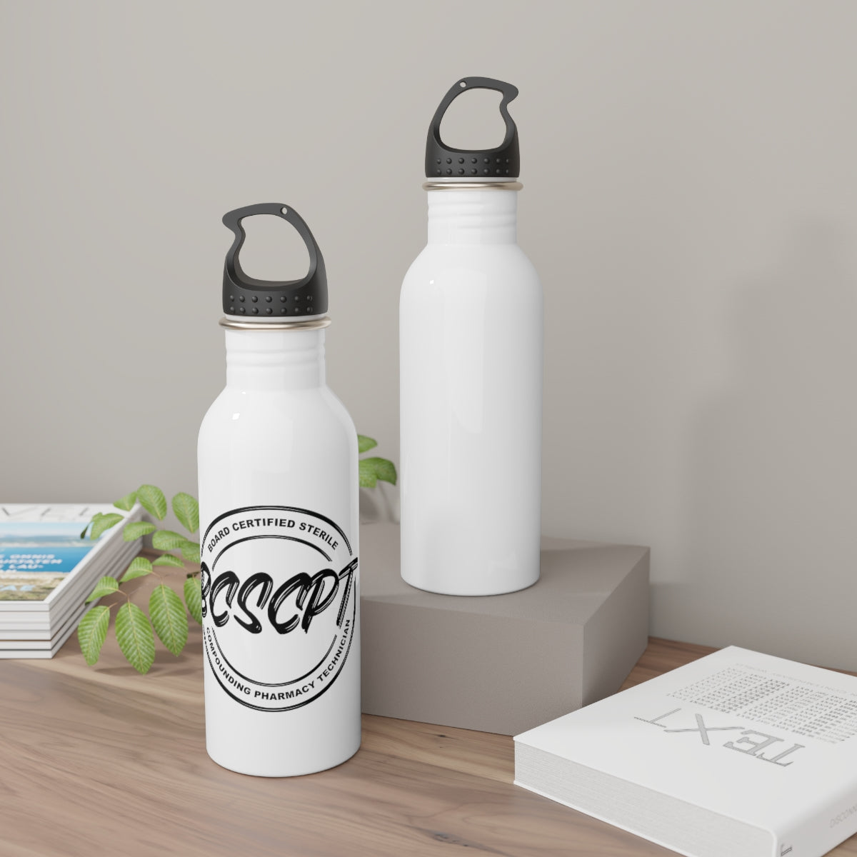 Board Certified Sterile Compounding Pharmacy Technician - V2 Stainless Steel Water Bottle